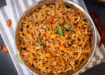 Puliyodharai from Karnataka
